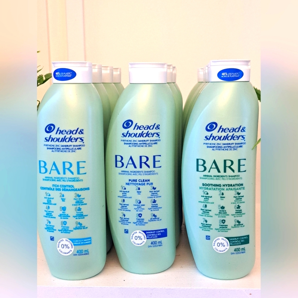 **2 For$30**Brand New Head And Shoulder BARE Dandruff Shampoo